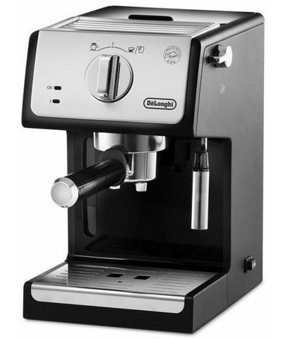 De'Longhi Espresso-apparaat EC 33.21, zilverkleur/zwart, 15 bar  - 129.99 - zilver