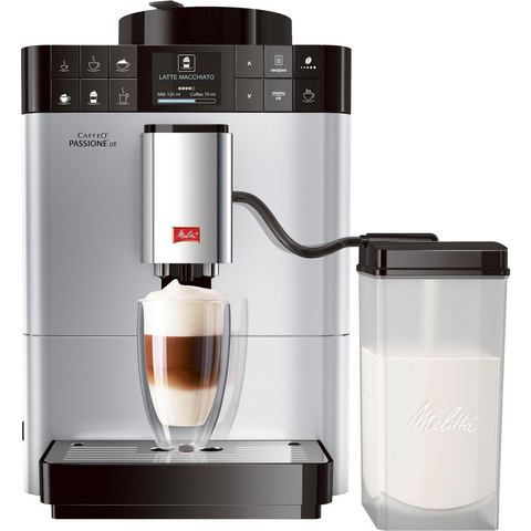Melitta automatisch koffiezetapparaat CAFFEO® Passione® OT F53/1-101, 1,2-l-reservour, kegelmaalwerk  - 570.96 - zilver