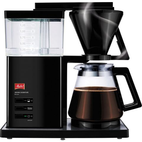 Melitta Filterkoffiemachine Aroma Signature Deluxe "Black" 100703, Papierfilter 1x4  - 122.71 - zwart