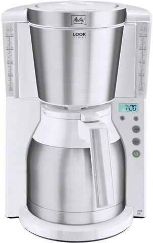 Melitta »Look IV Therm Timer 1011-15 weiß-Edelstahl« filterkoffieapparaat  - 101.91 - wit