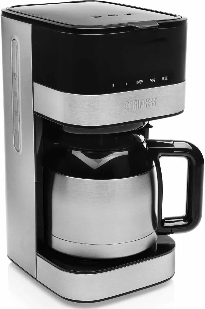 Princess 246012 Lucca Iso Koffiezetapparaat 1.2L 800W RVS/Zwart