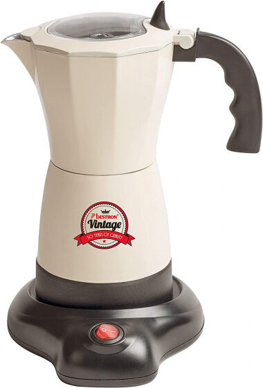 Bestron espressomachine 25,5 cm ivoorwit - Ivoorwit