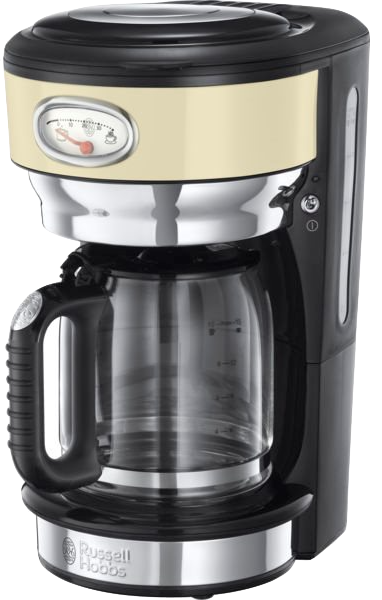 Russell Hobbs 21702-56 Retro Kaffetrakter Cream 1 stk Kjøkkenutstyr