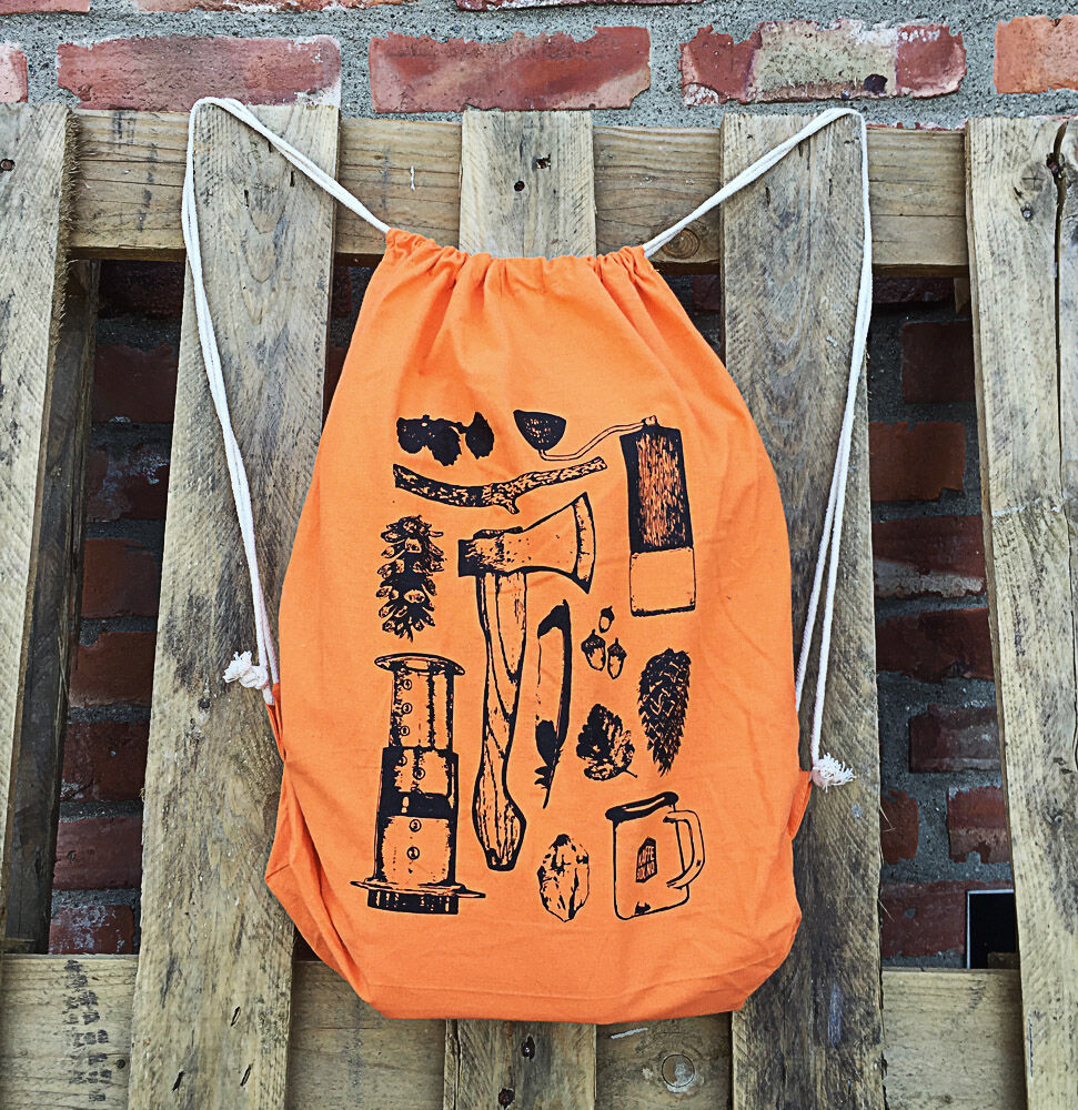 KaffeBox Backpack Tote - Orange