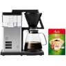 Ekspres przelewowy Melitta One 1031-01 - Stal nierdzewna + GRATIS filtry i 250g kawy