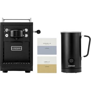 Sjöstrand Coffee Concept - Sjöstrand Espresso Capsule Machine Black + Milk Frother Black + Coffee Capsules 40 St - Black - Svart - Kaffemaskiner Och Kaffebryggare