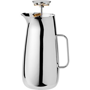 Stelton - Norman Foster French Press 1 L - Silver - Silver - Kaffemaskiner Och Kaffebryggare