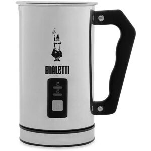 Bialetti - Electric Milk Frother - Silver,Svart - Mjölkskummare