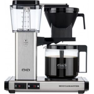 Moccamaster Automatic -Kaffebryggare, Borstat Silver