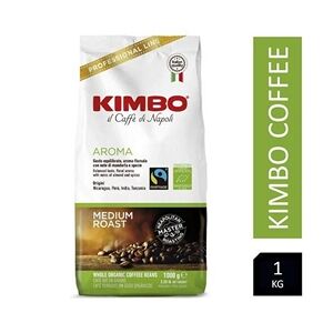 Kimbo Aroma 1kg Fairtrade & Organic Italian Coffee Beans
