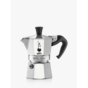Bialetti Moka Express Hob Espresso Coffee Maker - Silver - Unisex - Size: 3 Cup