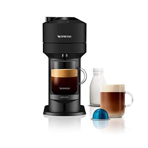 Nespresso Vertuo Next Automatic Pod Coffee Machine for Americano, Decaf, Espresso by Krups in Matt Black