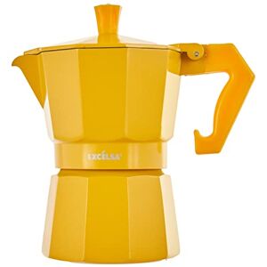 Excelsa Excèlsa"Chicco Color" Yellow 3 Cups Coffee Maker