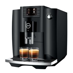 Jura E6 Bean to Cup Coffee Machine In Piano Black 15511