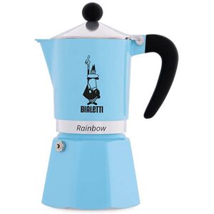 Bialetti Rainbow 3 Cup Coffee Maker Light Blue