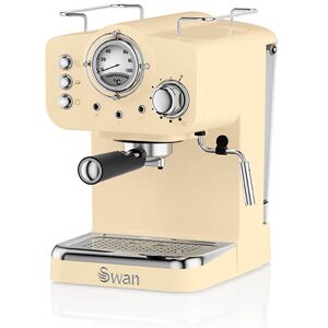 Swan Retro Cream Pump Espresso Coffee Machine