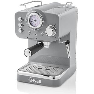 Swan Retro Grey Pump Espresso Coffee Machine