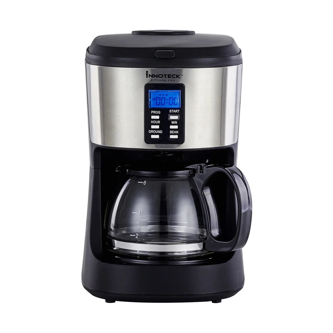 Photos - Coffee Maker Innoteck Kitchen Pro Automatic Drip 0.75L Grind & Brew  black/