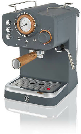 Swan - Nordic Slate Grey Pump Espresso Coffee Machine