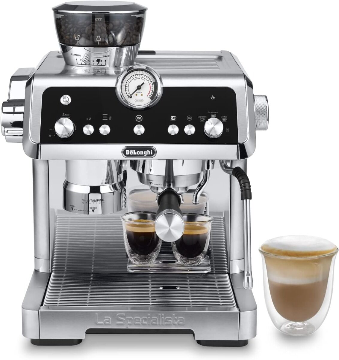 DeLonghi EC9355.M La Specialista Prestigio Manual Espresso Coffee Maker - Metal Stainless Steel