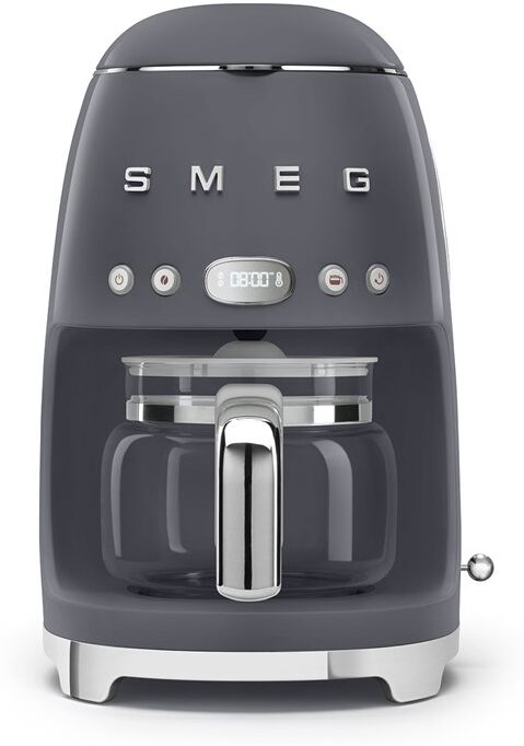 Smeg DCF02GRUK 50s Style Drip Coffee Machine With Filter - Slate Grey