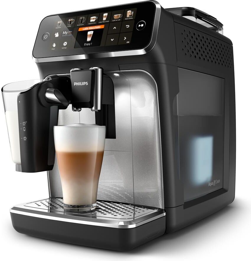 PHILIPS EP5446/70 Bean To Cup Coffee Machine - Black, Black