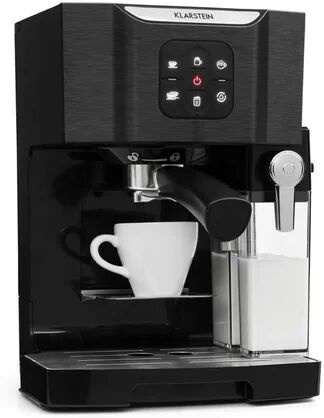 Klarstein 1.4 L Espresso & Coffee Machine Klarstein Colour: Black  - Size: 48cm H X 90cm W X 35cm D