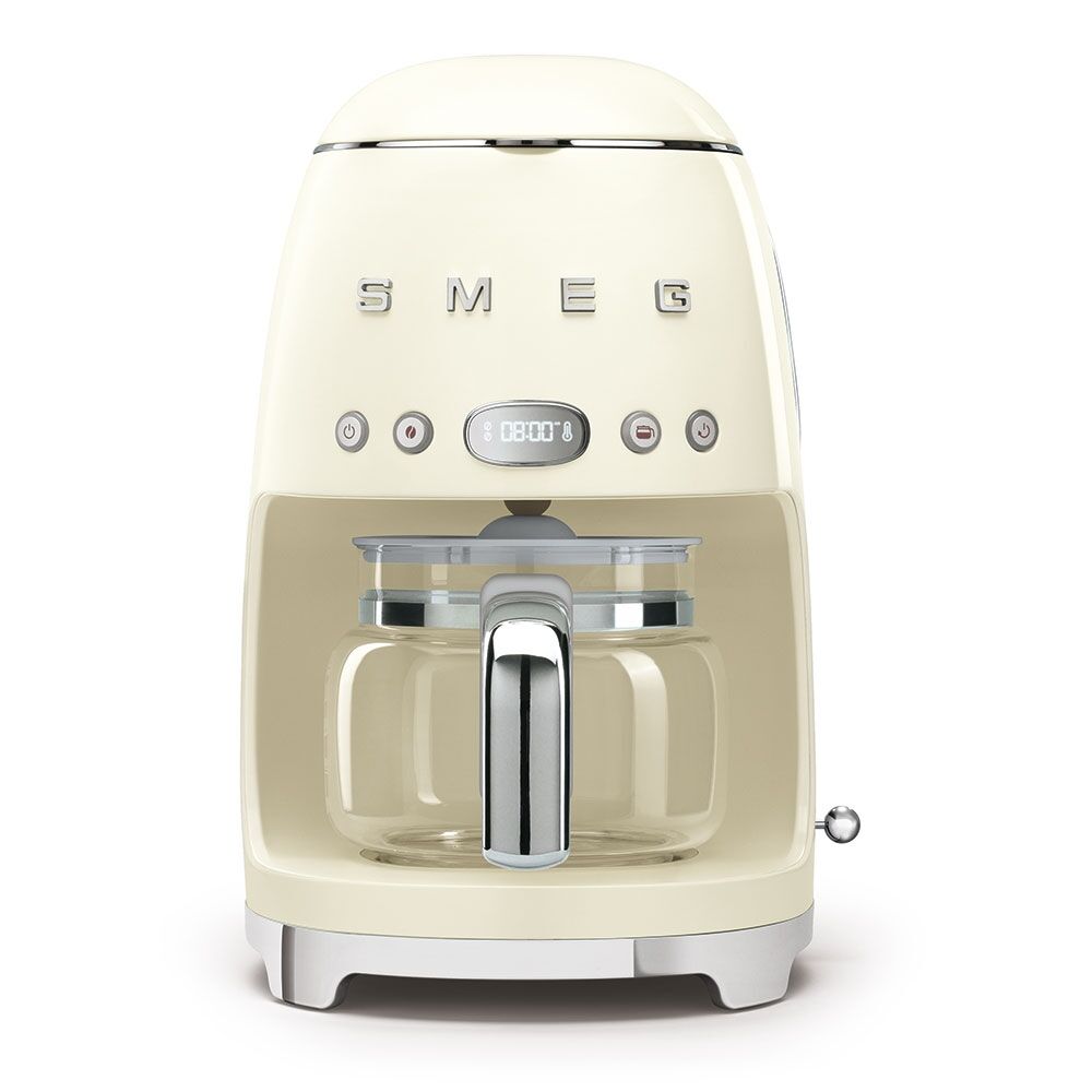 Smeg DCF02CRUK Freestanding Retro Drip Filter Coffee Machine - CREAM