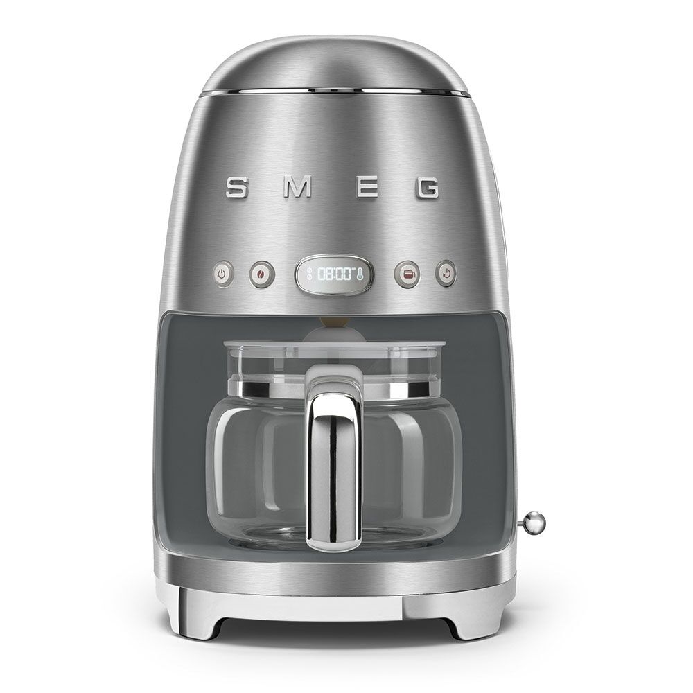 Smeg DCF02SSUK Freestanding Retro Drip Filter Coffee Machine - STAINLESS STEEL