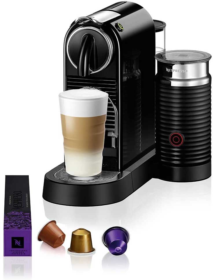 Nespresso Citiz with Aeroccino Coffee Machine - Black