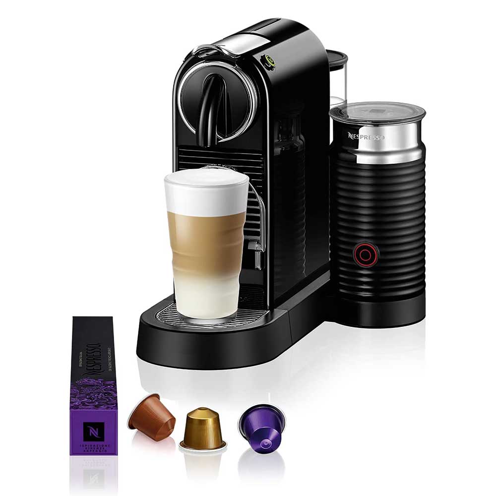 Nespresso Citiz with Aeroccino Coffee Machine - Black