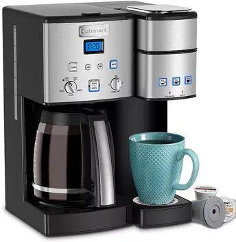 Cuisinart Coffee Center 12 Cup Coffeemaker and Single-Serve Brewer, Black