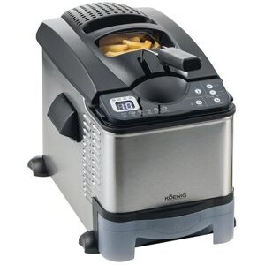 KOENIG Fritteuse »Koenig«, 2300 W silberfarben/schwarz