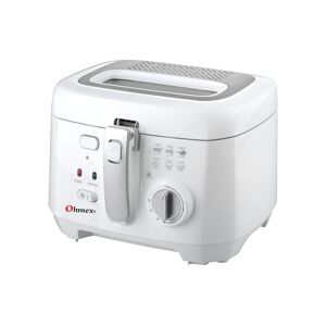 ohmex Fritteuse »Fritteuse FRY 1180«, 1800 W, Fassungsvermögen 2,5 l weiss/hellgrau