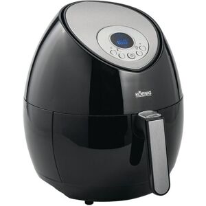 KOENIG Heissluftfritteuse »Quick Pure 3 1 kg«, 1500 W, Fassungsvermögen 3,2 l schwarz/silberfarben Größe