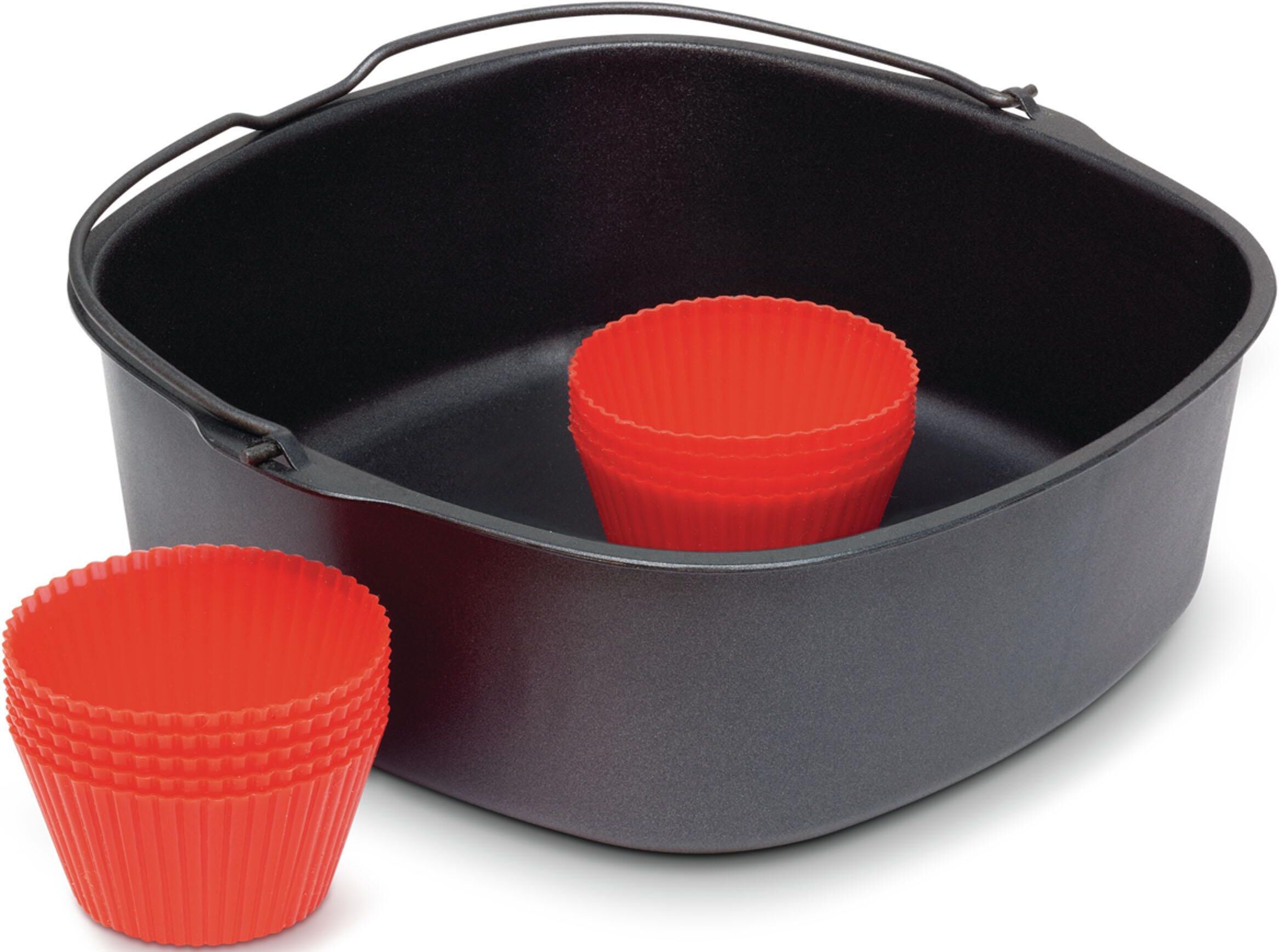 Philips Backeinsatz »HD9952/00 XXL-Backform«, + 9 Muffin Cups schwarz