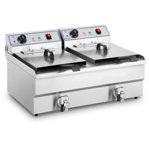 Royal Catering Elektro-Fritteuse - 2 x 16 Liter - 400 V RCSF 16DTH