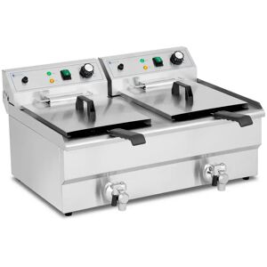 Elektro-Fritteuse - 2 x 16 L - Royal Catering - 230 V RCPSF 26ETH
