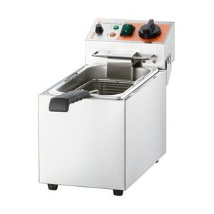 Stalgast Fritteuse CATERINA mit Kaltzone, Edelstahl, Elektro, 8 Liter, 3 kW, 230V