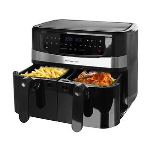 Emerio AF-126672.4 Fritteuse Doppel 9 l Eigenständig 2400 W Heißluftfritteuse Schwarz