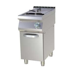 Gastro Elektro Fritteuse Friteusse Standgerät Unterbau 17 Liter 400x730x900 mm 50-190°C 13,5 kW