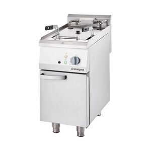 Stalgast Elektro-Fritteuse, Serie 700 ND - Einzelbecken, 15 kW, 400 x 700 x 250 mm (BxTxH)