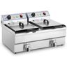 Royal Catering Elektro-Fritteuse - 2 x 16 Liter - 400 V RCSF 16DTH