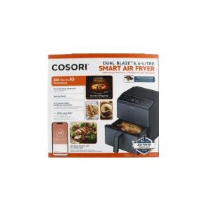 Cosori Dual Blaze Smart Air Fryer - CAF-P583S-KEUR - 6.4 Liter - Mørkegrå