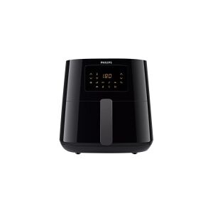 Philips Essential HD9280 Airfryer XL - Varmluftsrister - 6.2 liter - 2000 W - mørk sølv/sort