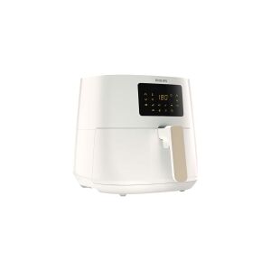 Philips Essential Connected HD9280 Ovi XL - Varmluftsrister - 6.2 liter - 2 kW - metallic white/champagne