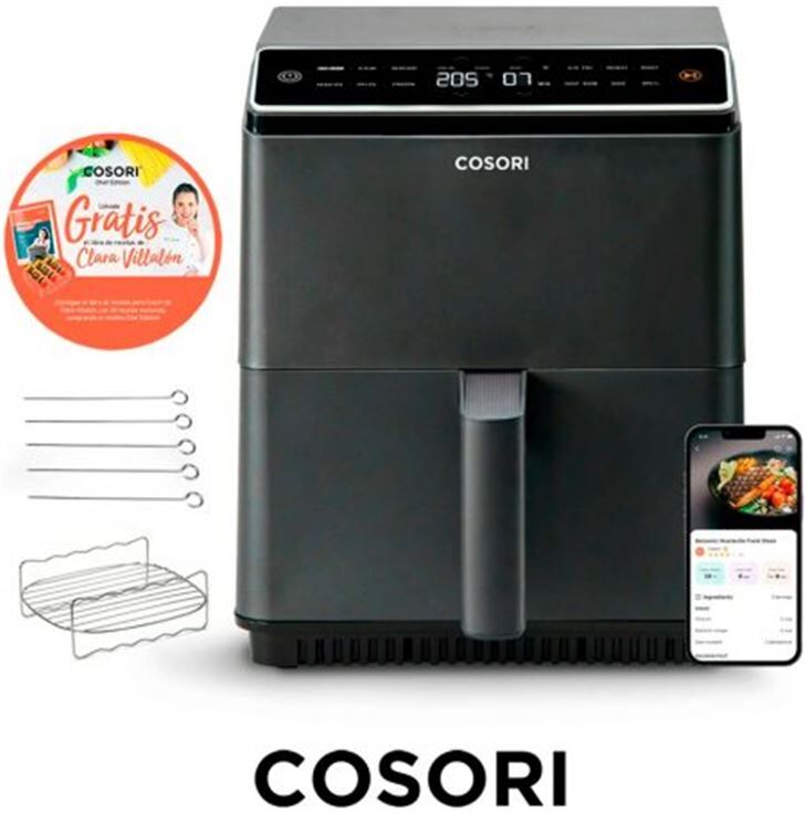 Cosori kosp0011eun freidora de aire dual blaze 1700 w 6 4 litros