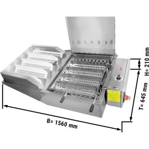 GGM GASTRO - Friteuse à beignets électrique / Machine à graisser les pâtisseries - Capacité: 240 pièces / h