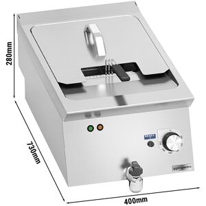 GGM GASTRO - Friteuse électrique - 10 litres - 9 kW