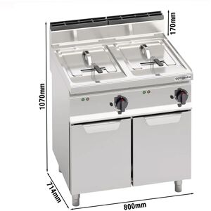 GGM GASTRO - Friteuse électrique double - 10+10 litres - 18 kW